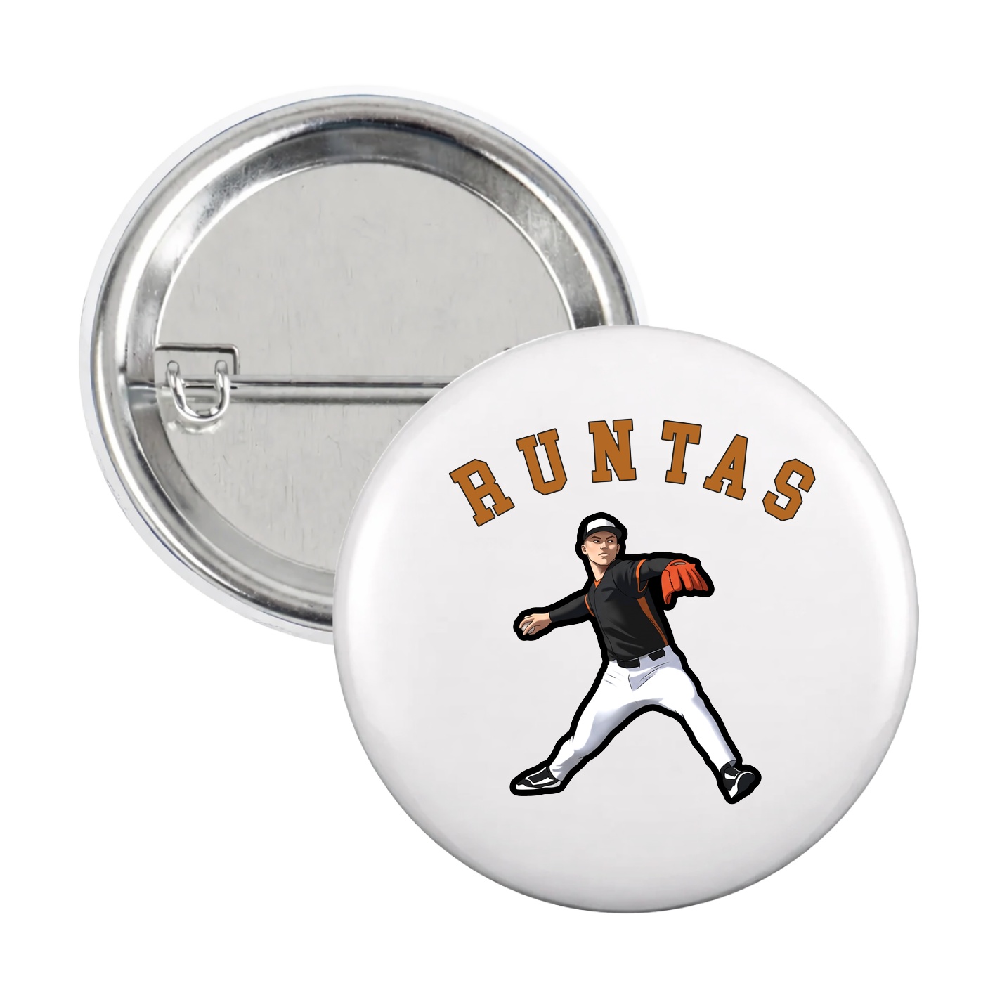Game Day Button — Shirsey Arch in White