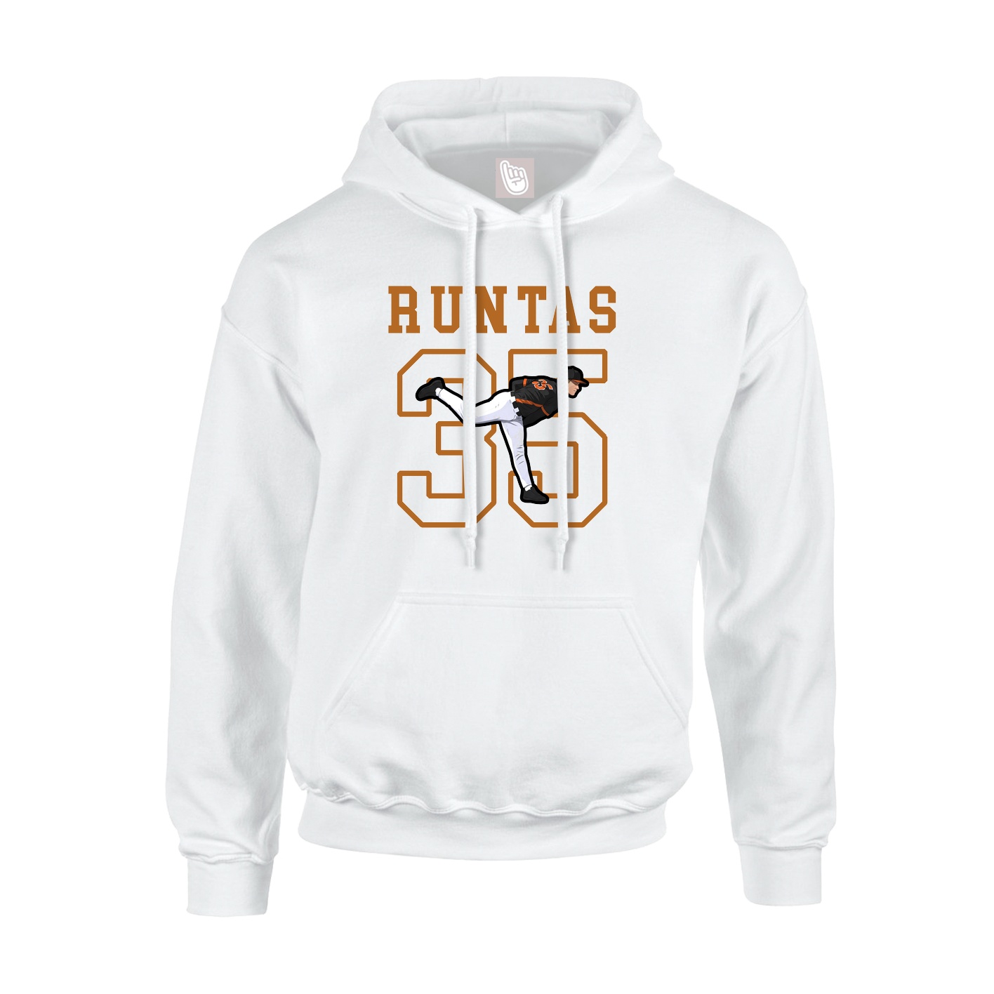 Hoodie — Shirsey in White