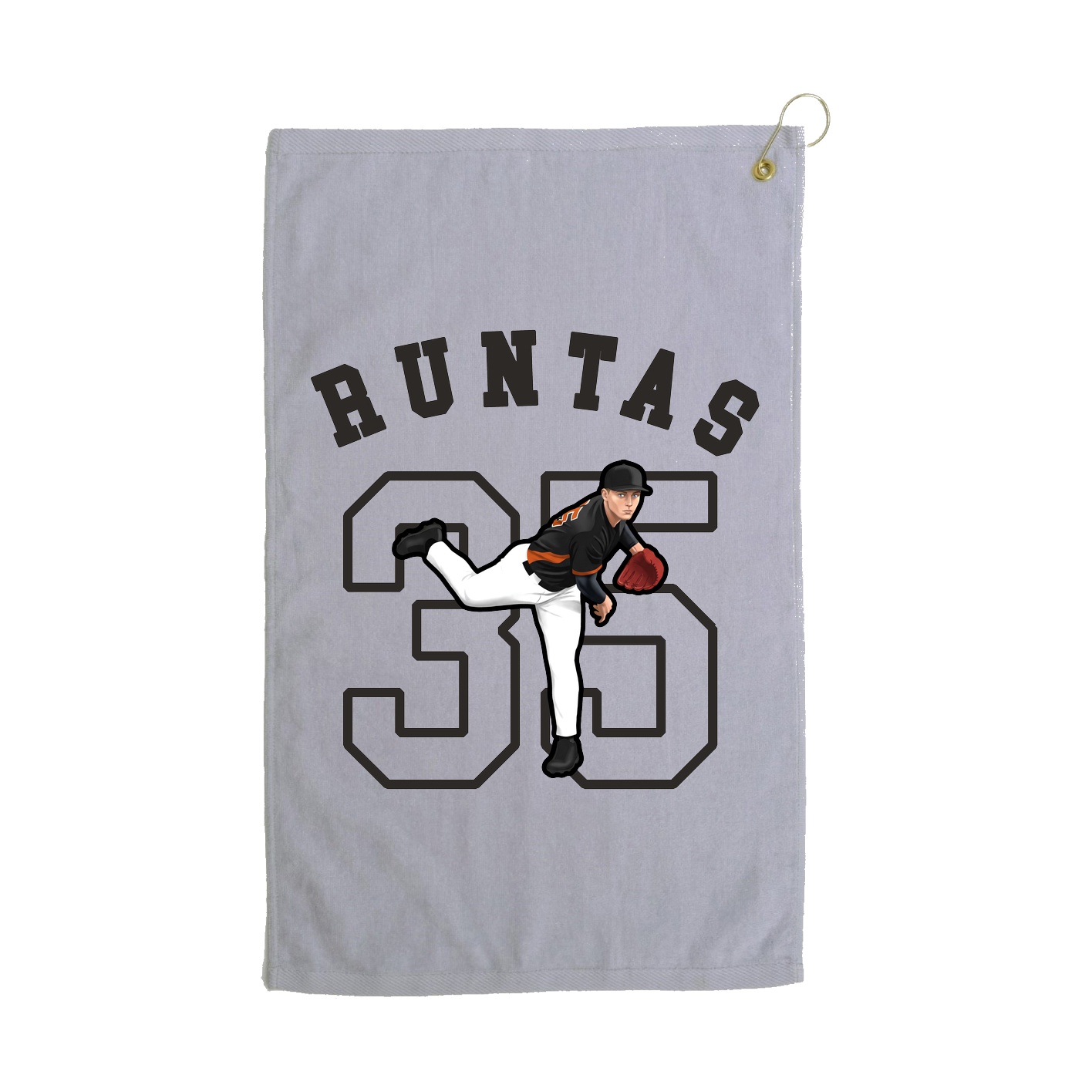 Golf Towel — Shirsey Arch in Grey