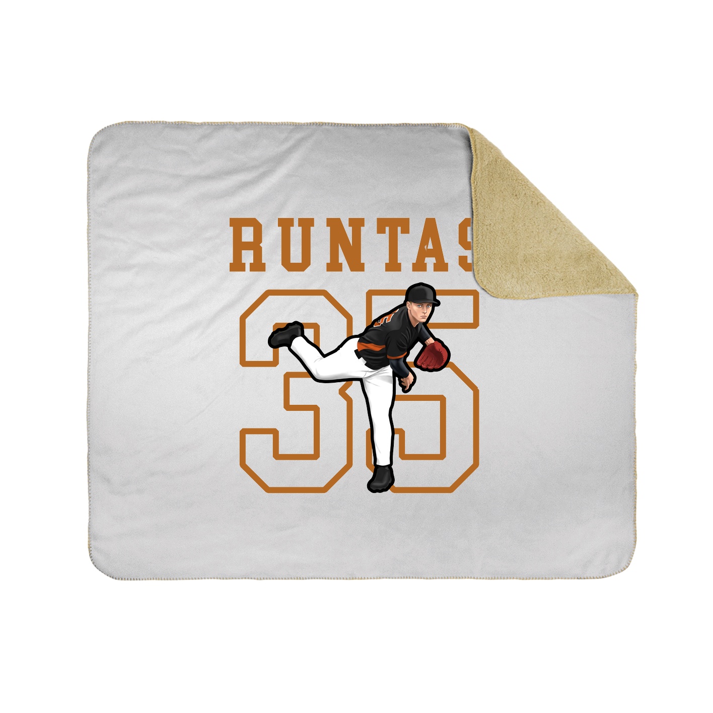Throw Blanket — Shirsey in White