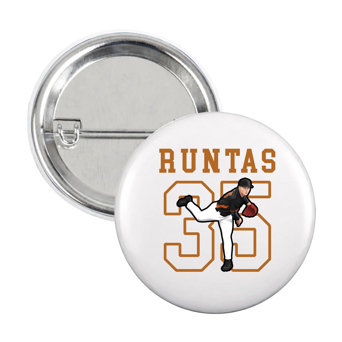 Game Day Button — Shirsey in White