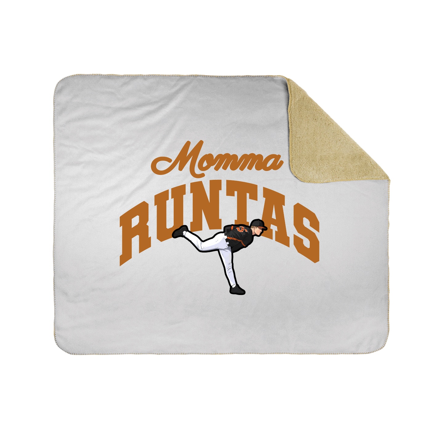 Throw Blanket — Mothers Day Arch in White