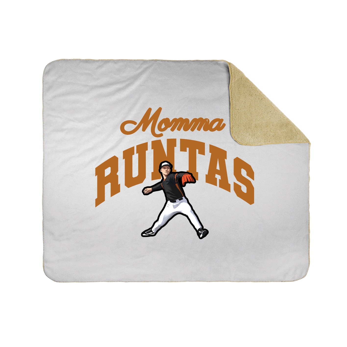 Throw Blanket — Mothers Day Arch in White