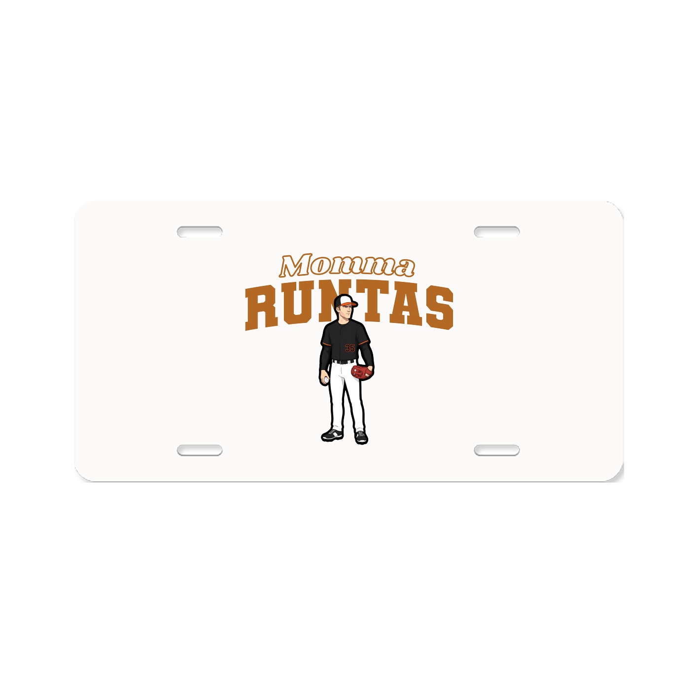 License Plate — Mothers Day Block in Classic