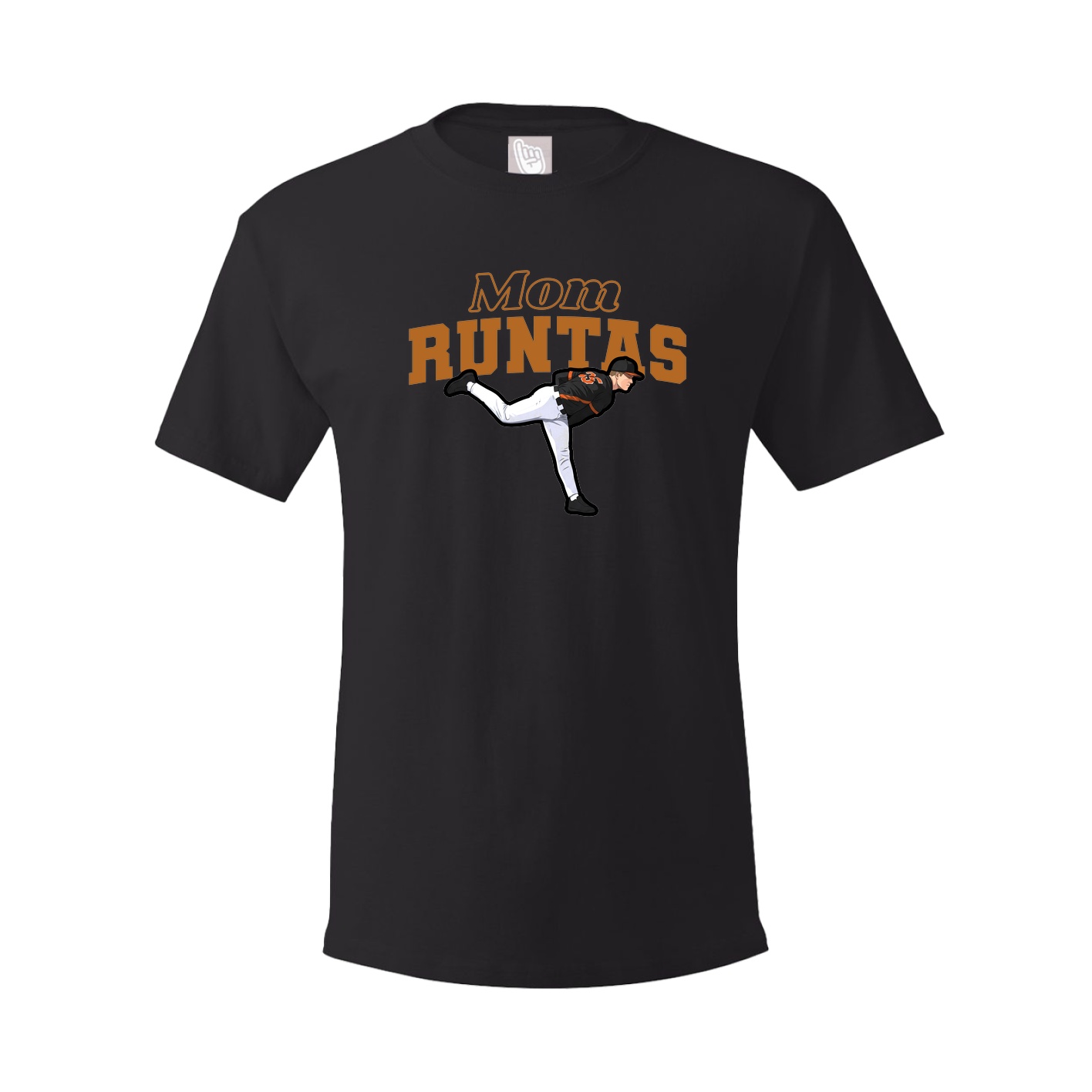Youth Tee — Mothers Day Block in Black