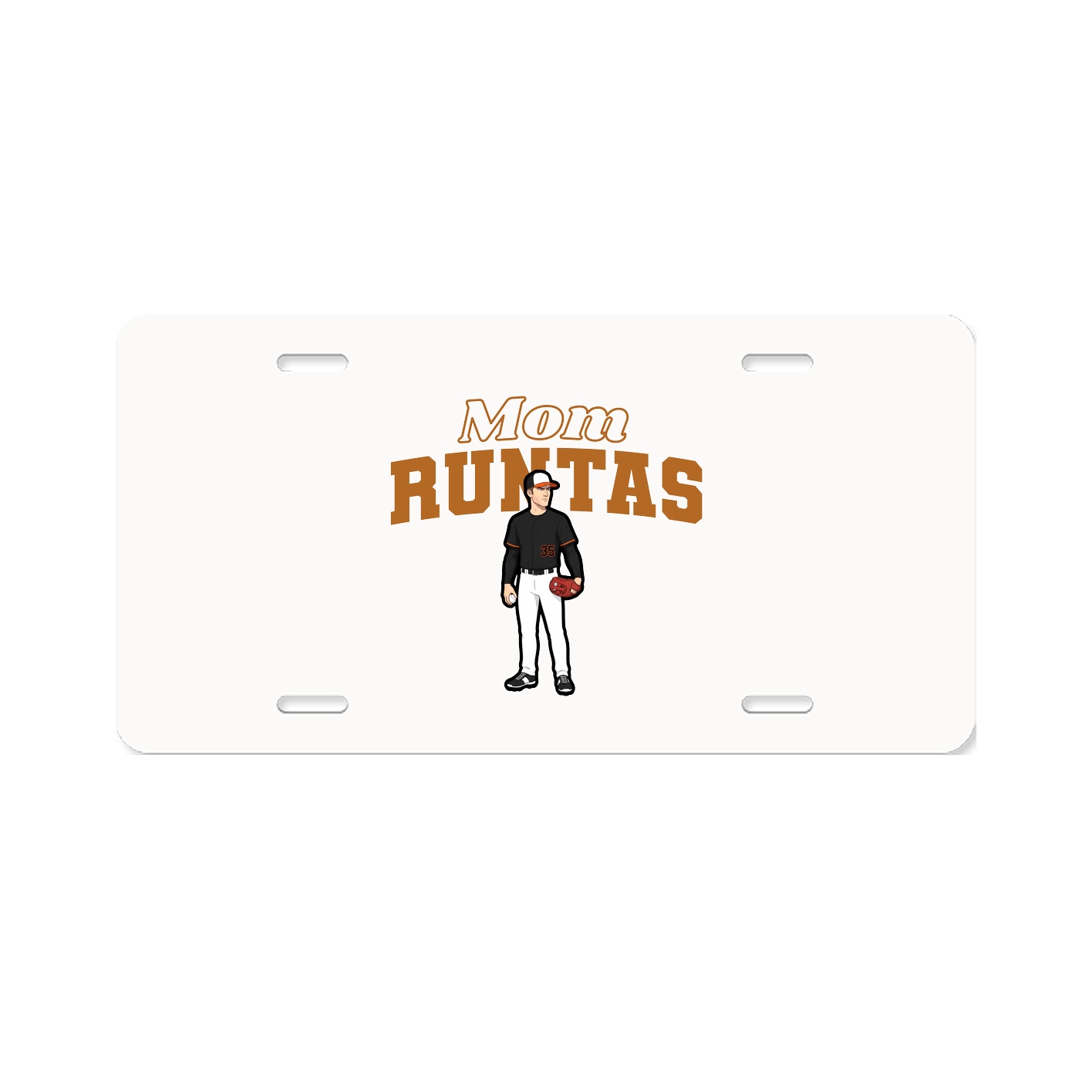 License Plate — Mothers Day Block in Classic