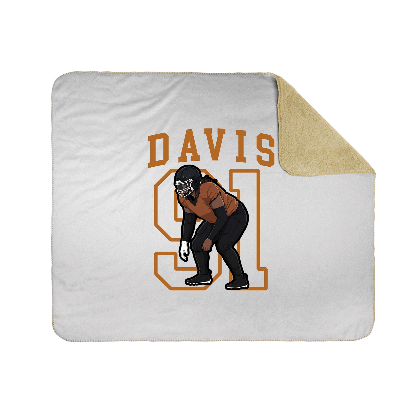 Throw Blanket — Shirsey in White