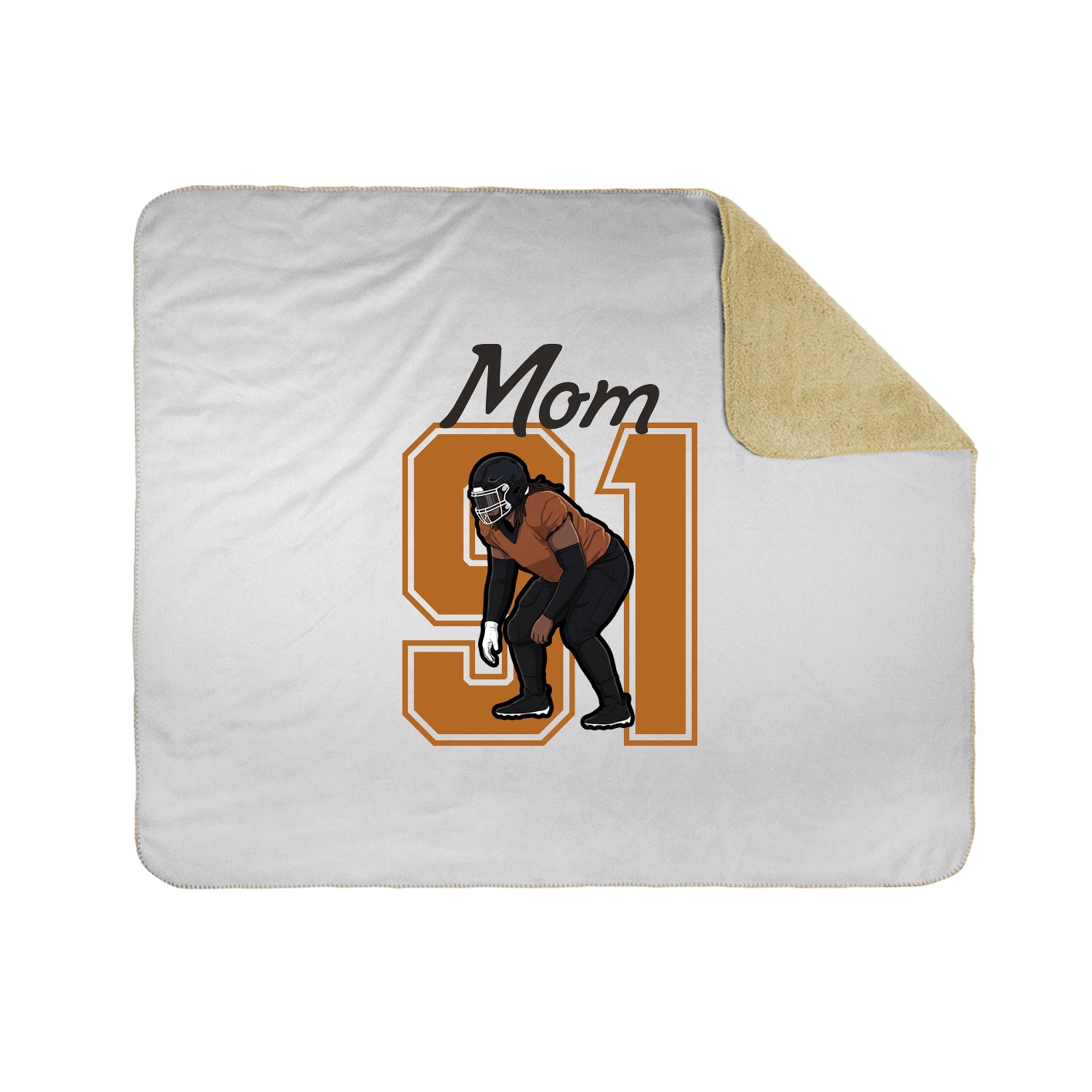 Throw Blanket — Mothers Day Shirsey in White