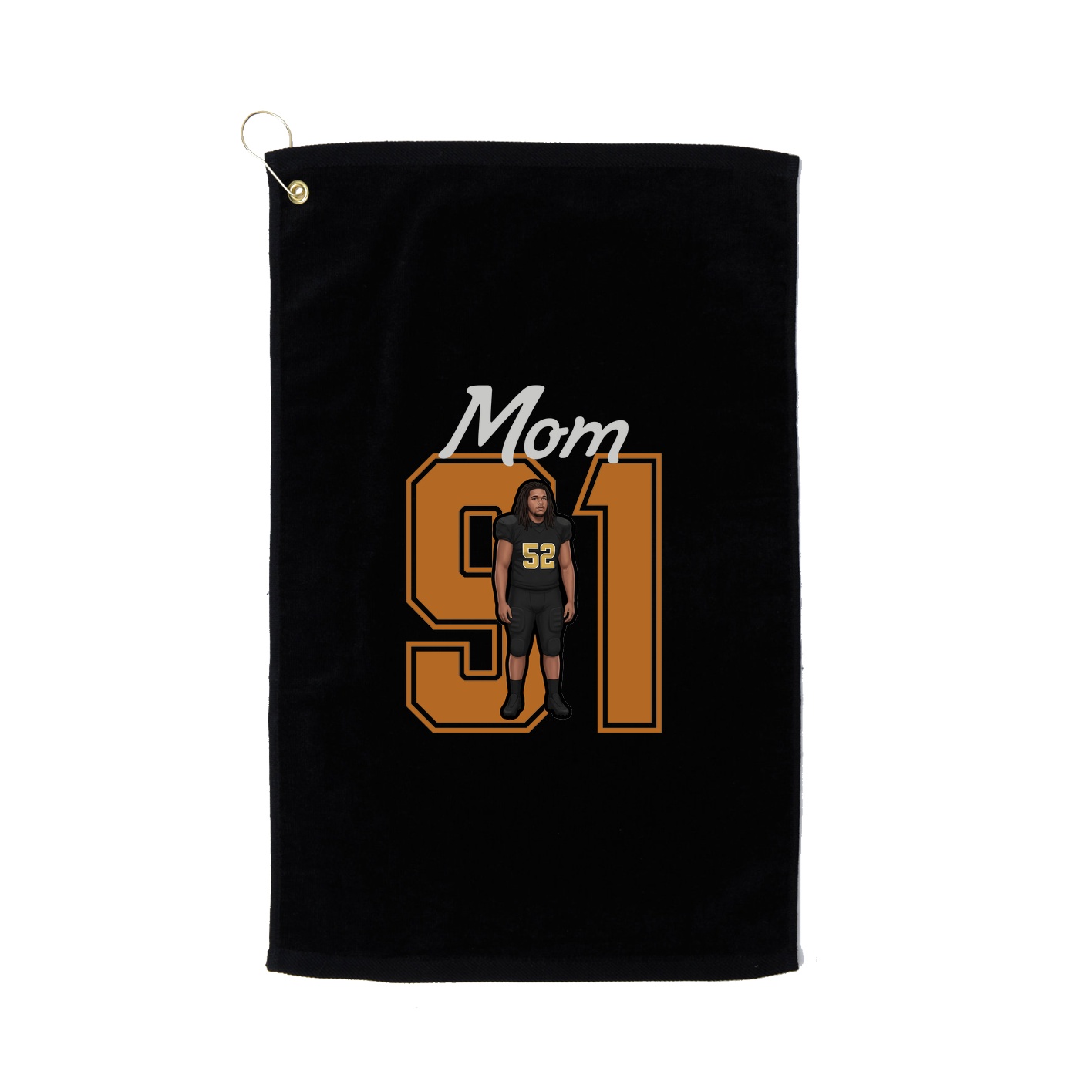 Golf Towel — Mothers Day Shirsey in Black