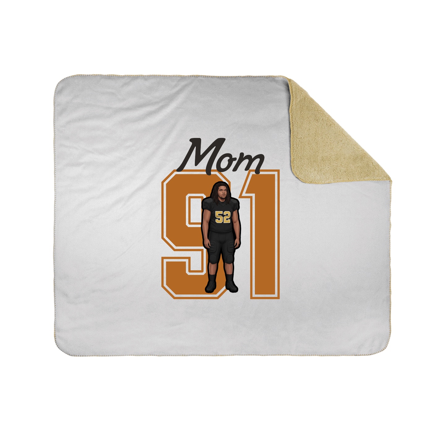 Throw Blanket — Mothers Day Shirsey in White