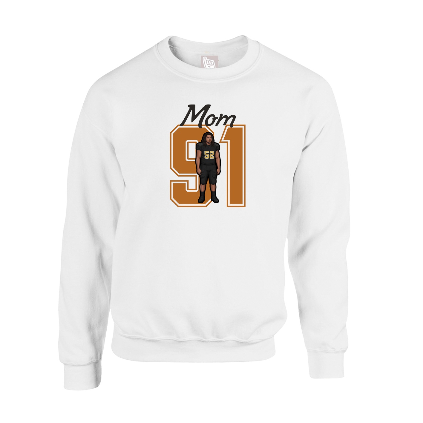 Fleece Crew — Mothers Day Shirsey in White