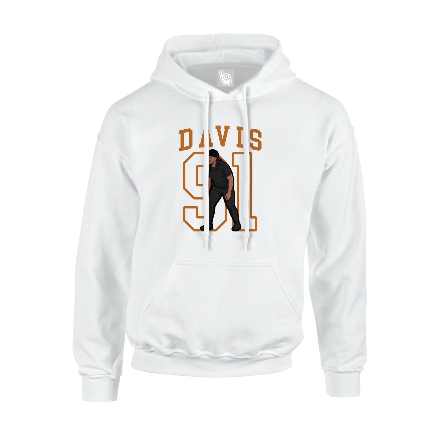 Hoodie — Shirsey in White
