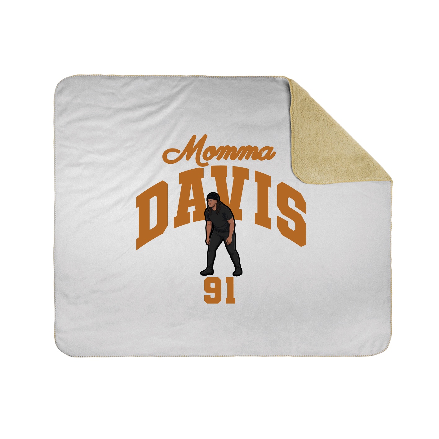 Throw Blanket — Mothers Day Arch in White