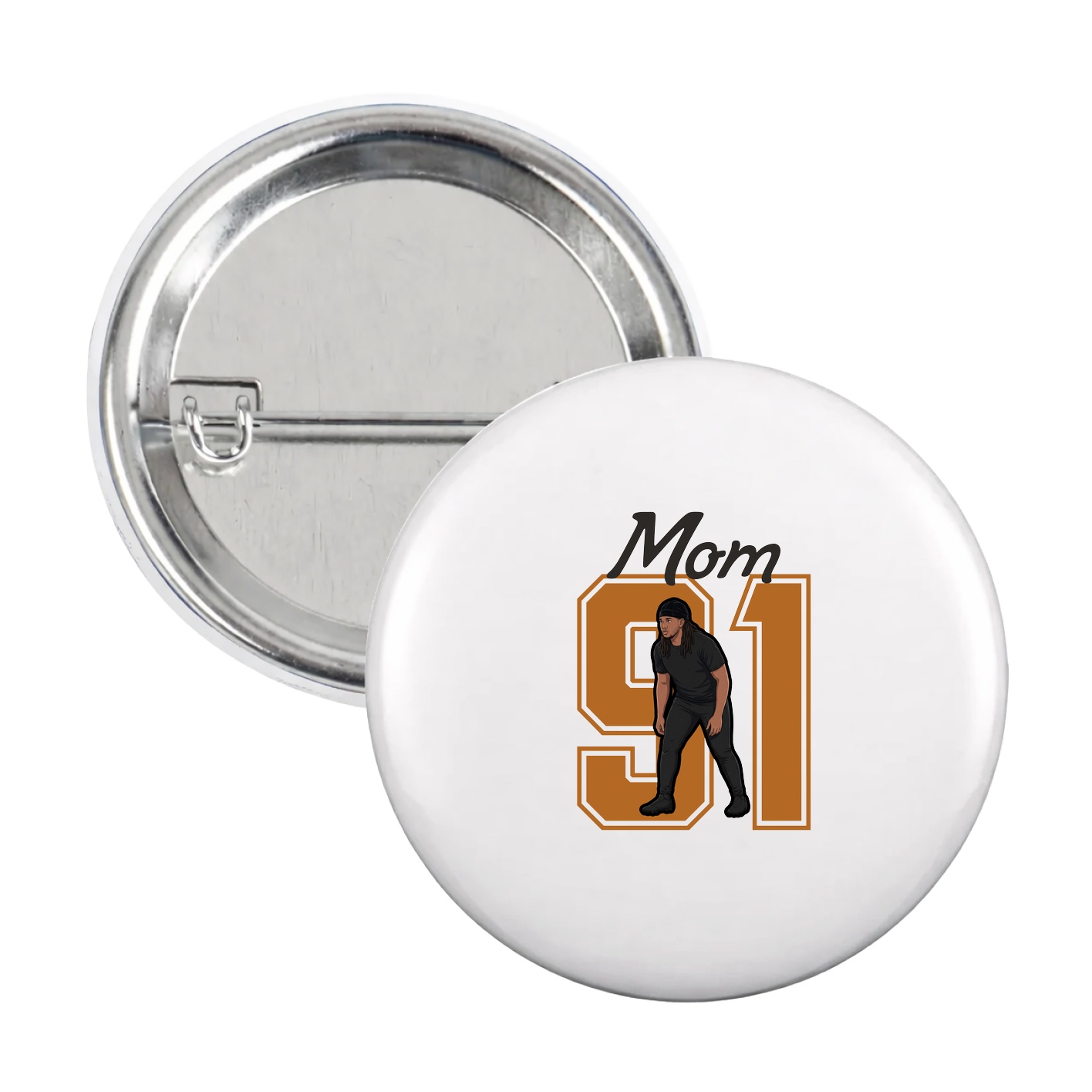 Game Day Button — Mothers Day Shirsey in White
