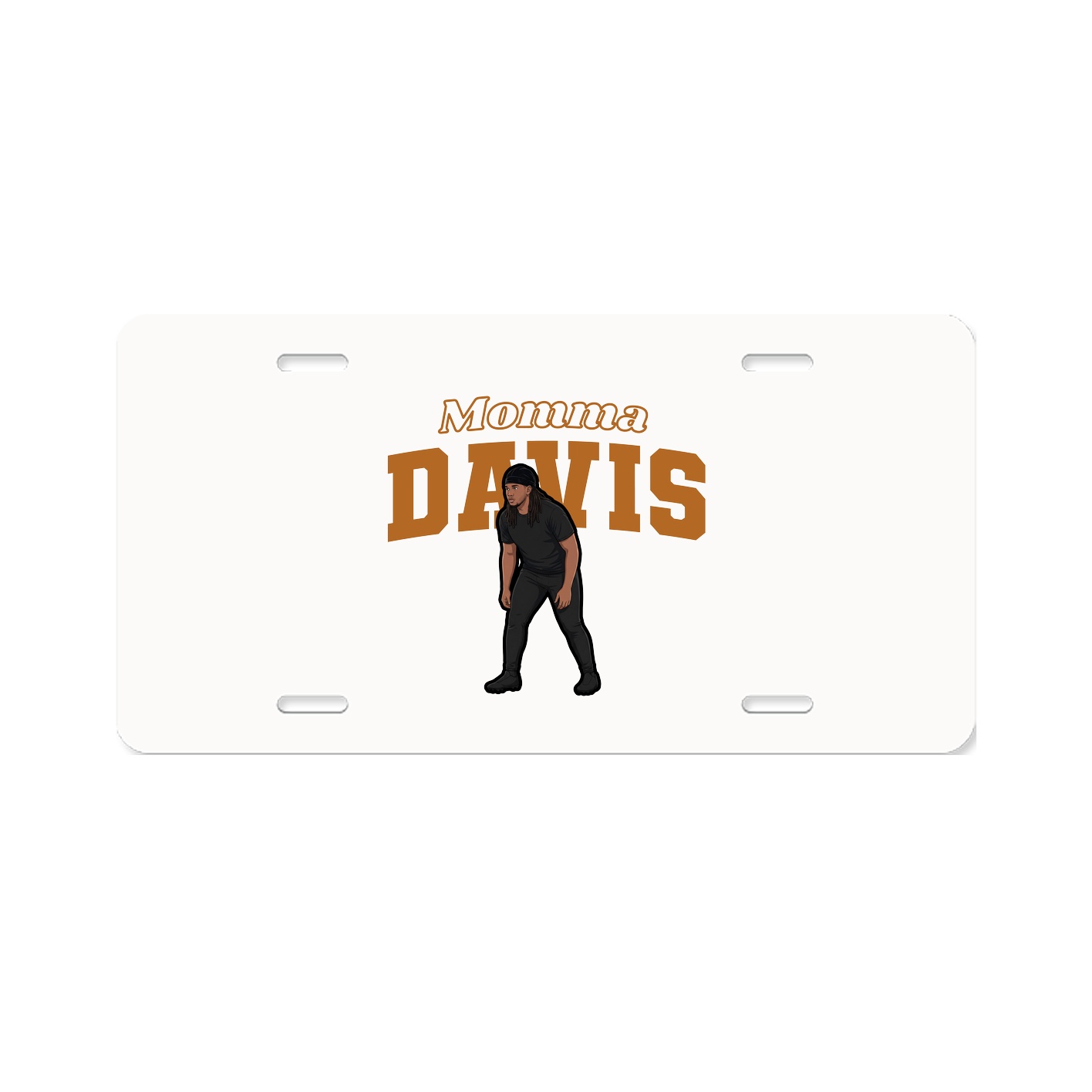 License Plate — Mothers Day Block in Classic