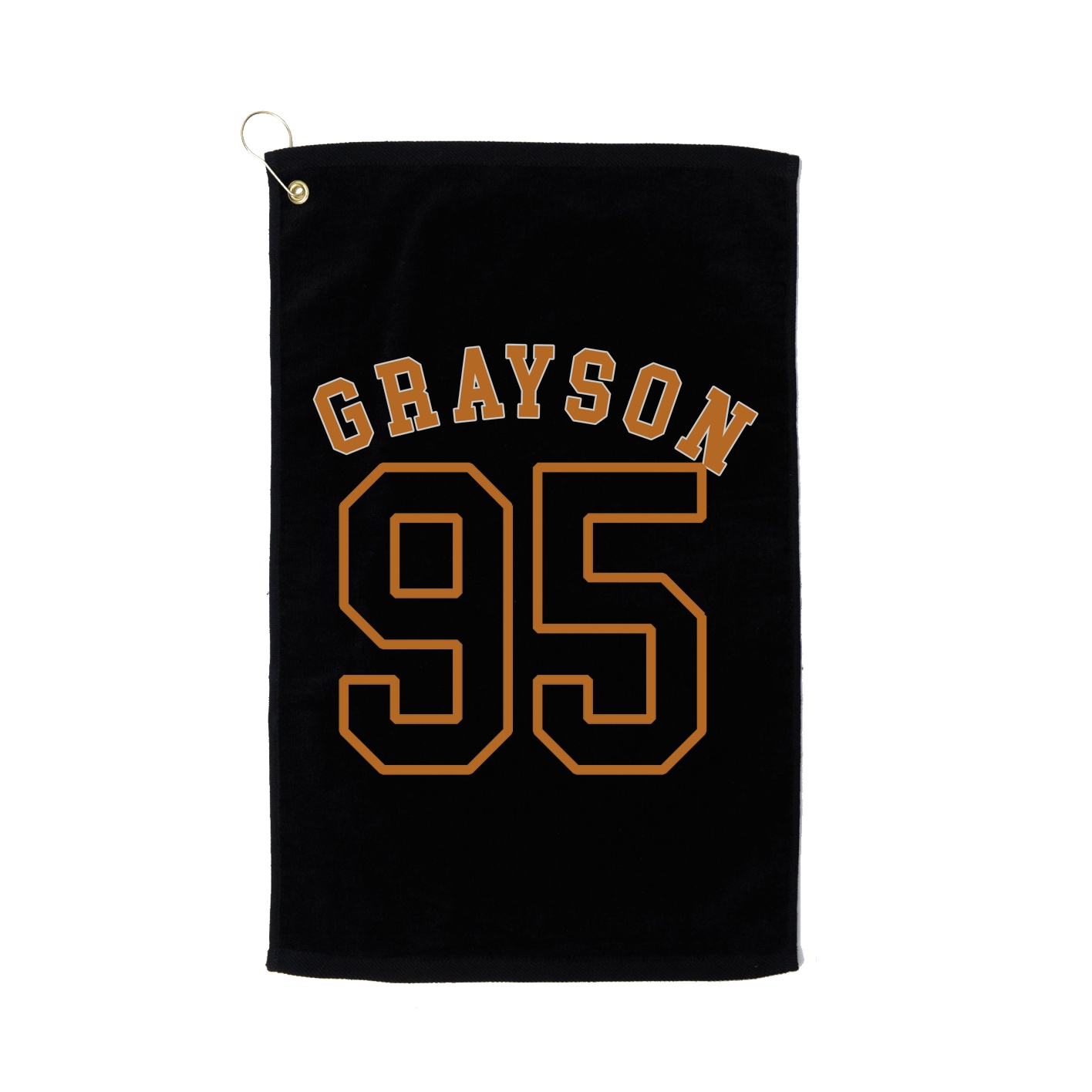 Golf Towel — Shirsey Arch in Black