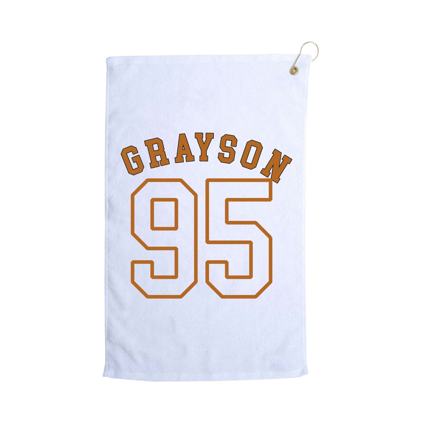 Golf Towel — Shirsey Arch in White