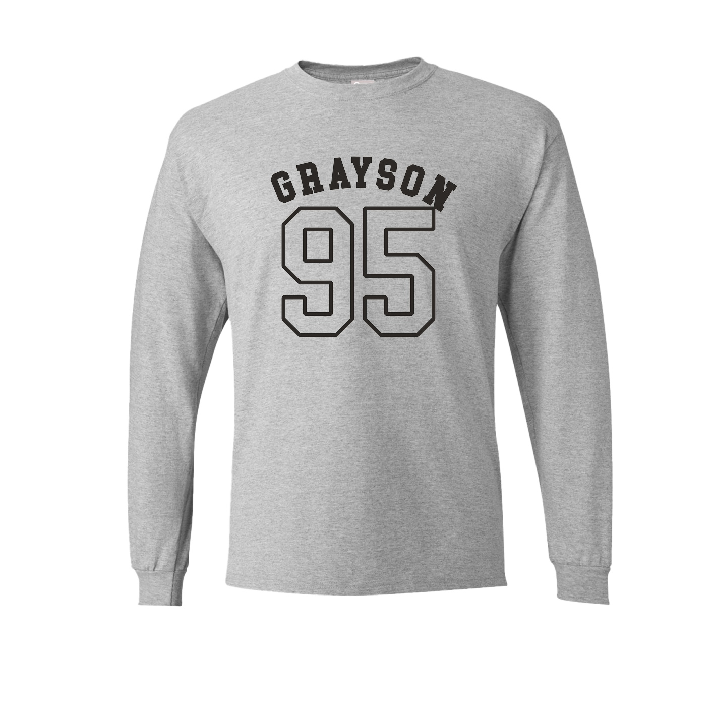 Long Sleeve Tee — Shirsey Arch in Grey
