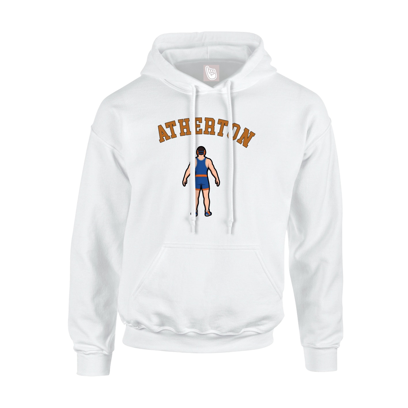 Youth Hoodie — Shirsey Arch in White