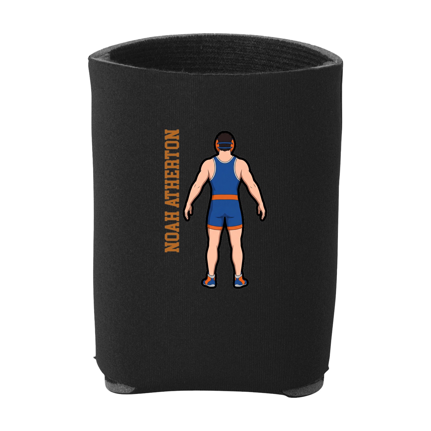 Can Holder — Name Vertical in Black