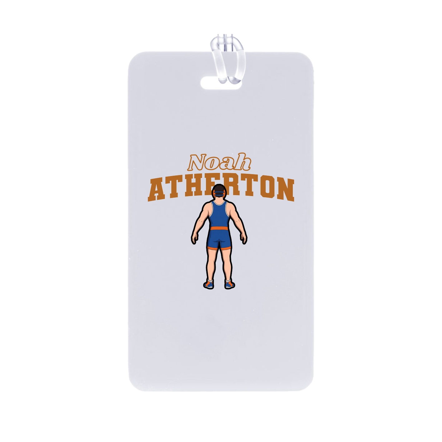 Bag Tag — Name Arch in Classic