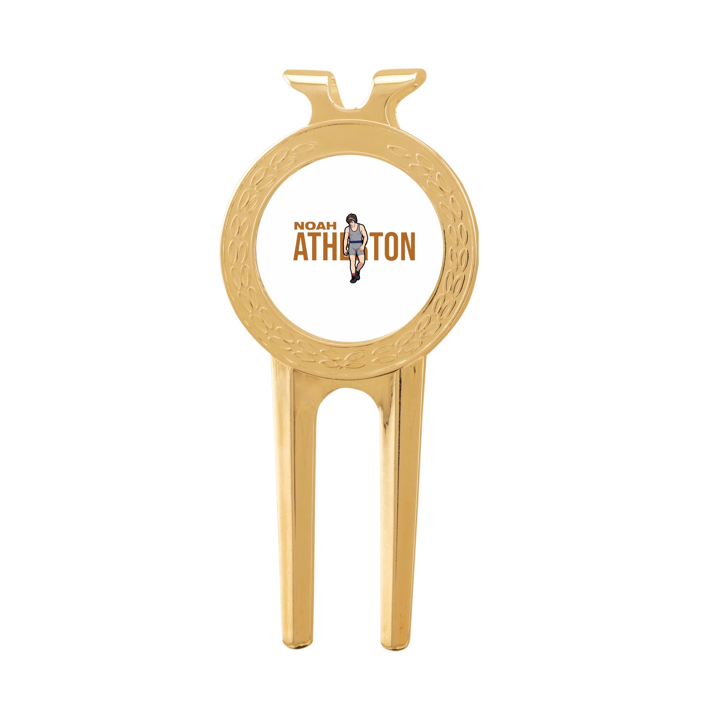 Divot Tool with Ball Marker — Player Name in Classic
