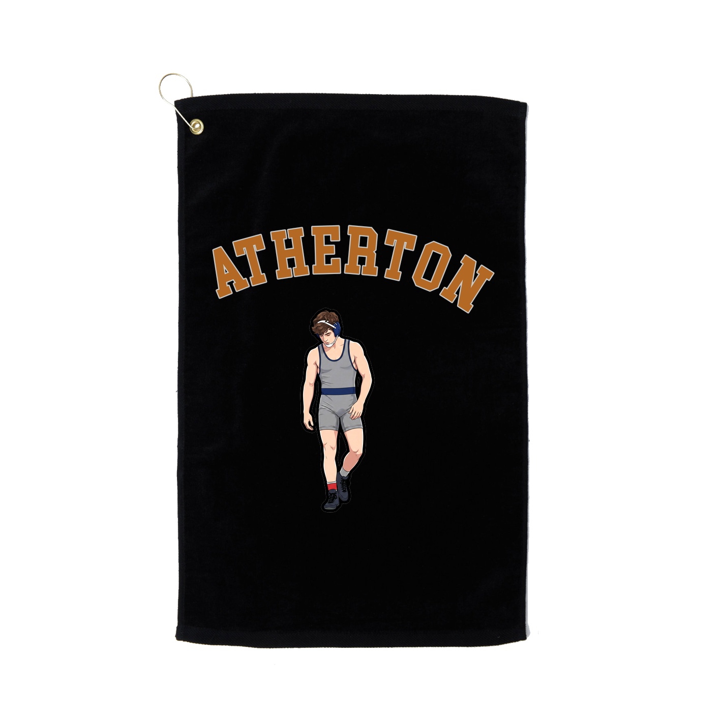 Golf Towel — Shirsey Arch in Black