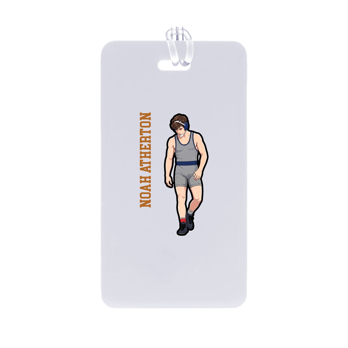 Bag Tag — Name Vertical in Classic