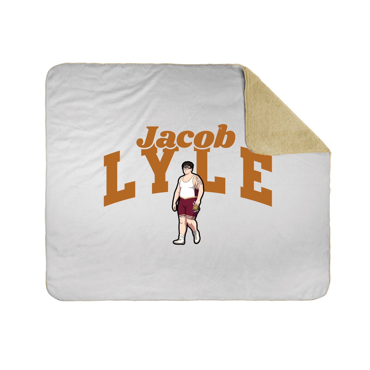 Throw Blanket — Signature Arch in White