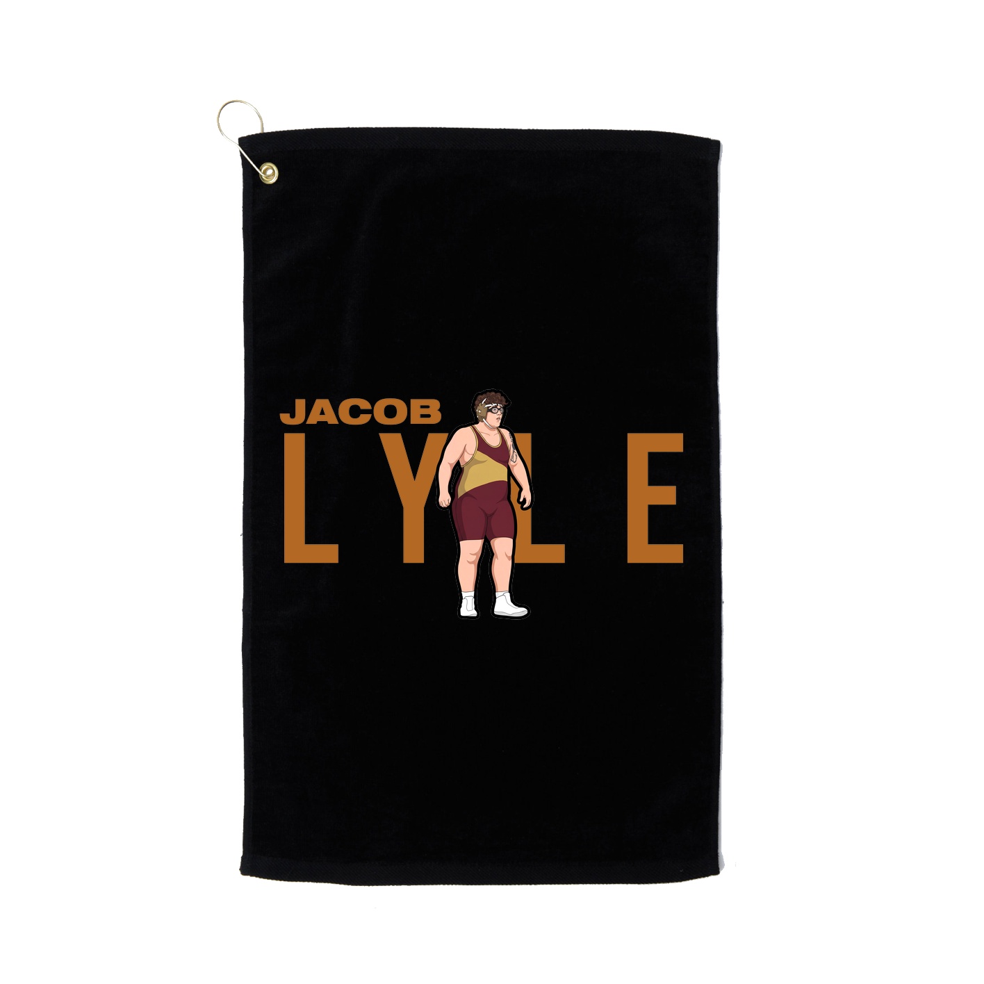 Golf Towel — Player Name in Black