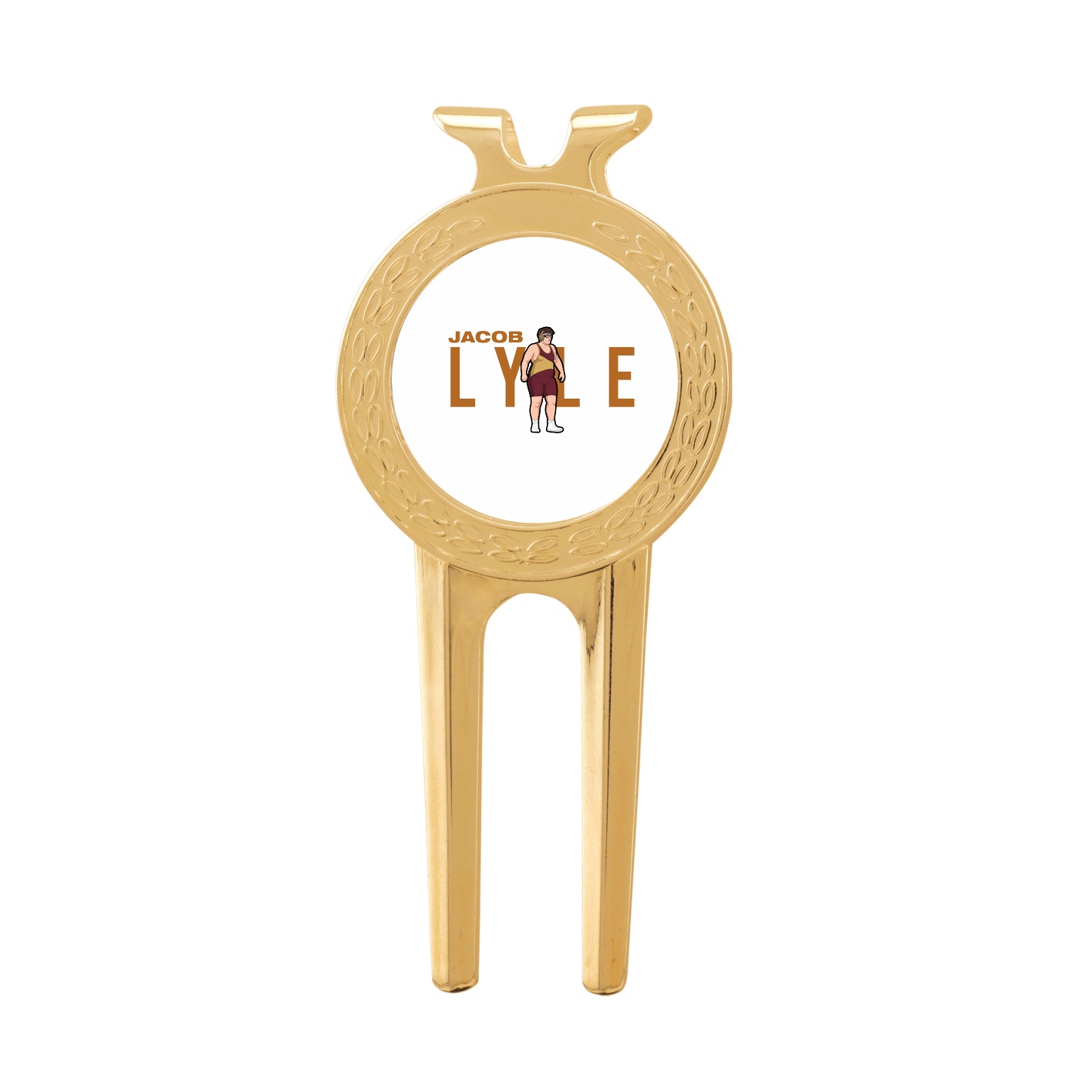 Divot Tool with Ball Marker — Player Name in Classic