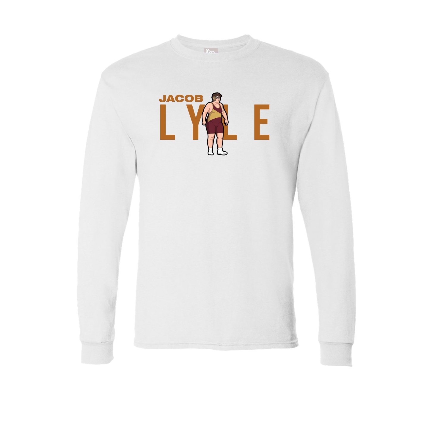 Long Sleeve Tee — Player Name in White