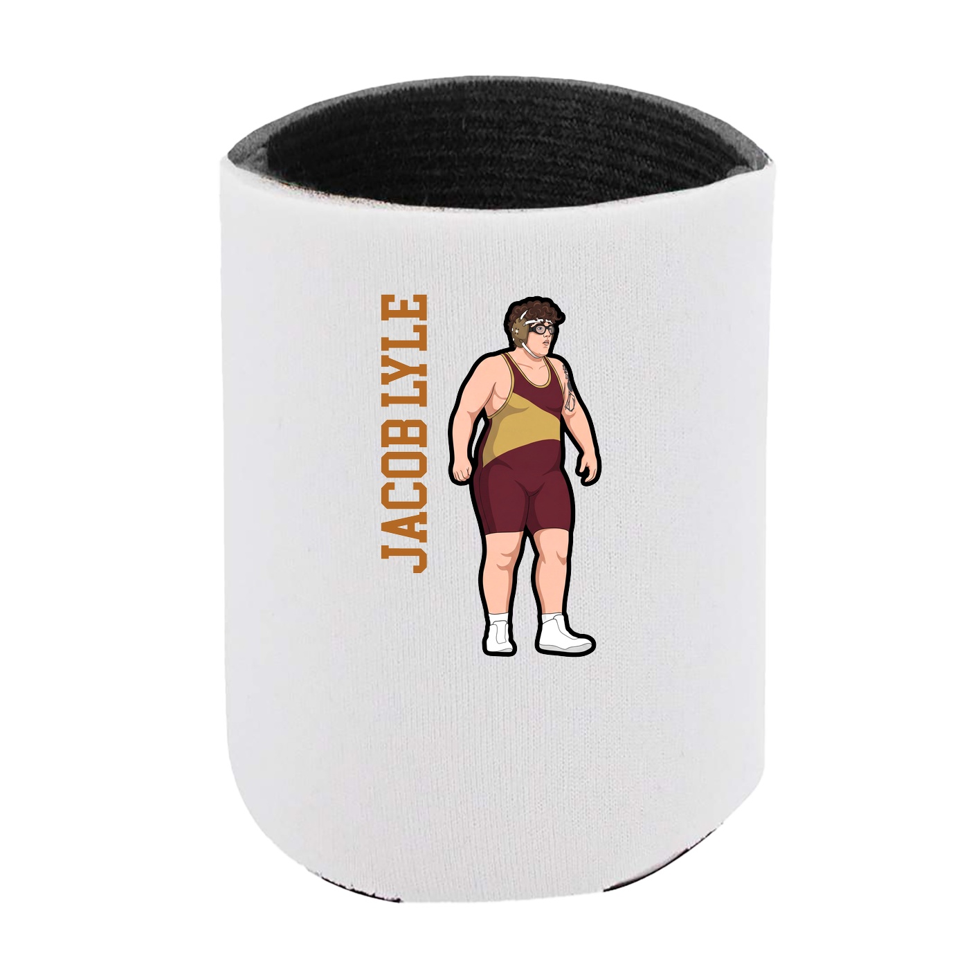 Can Holder — Name Vertical in White