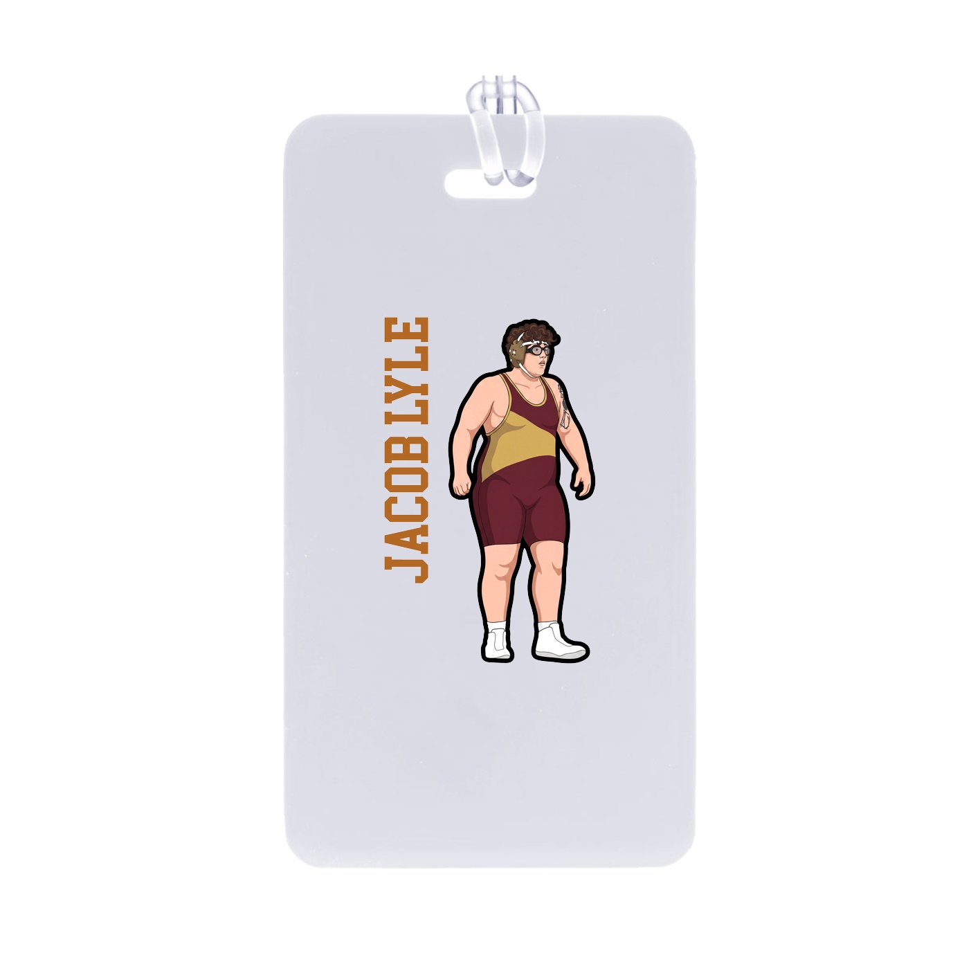 Bag Tag — Name Vertical in Classic