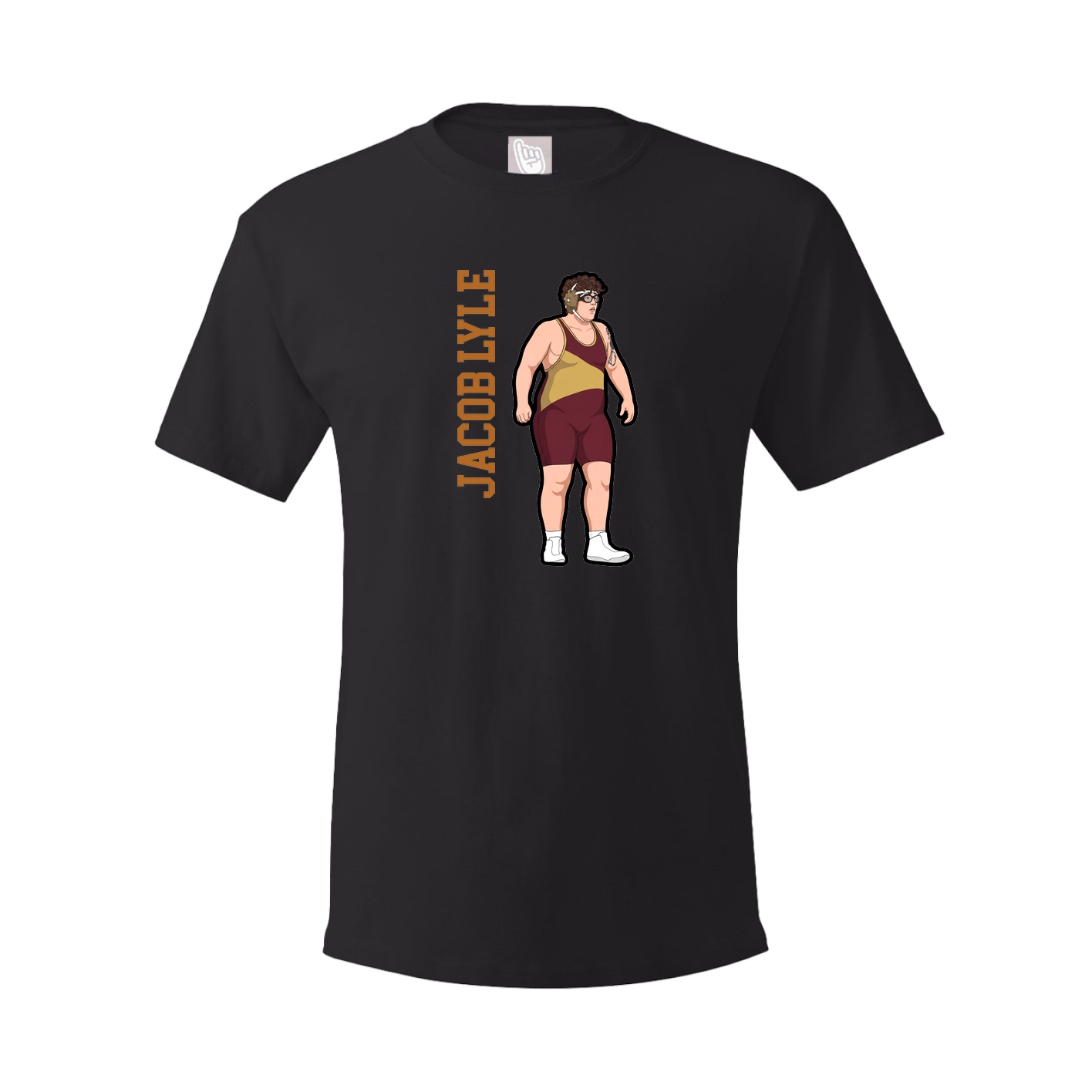 Tee — Name Vertical in Black