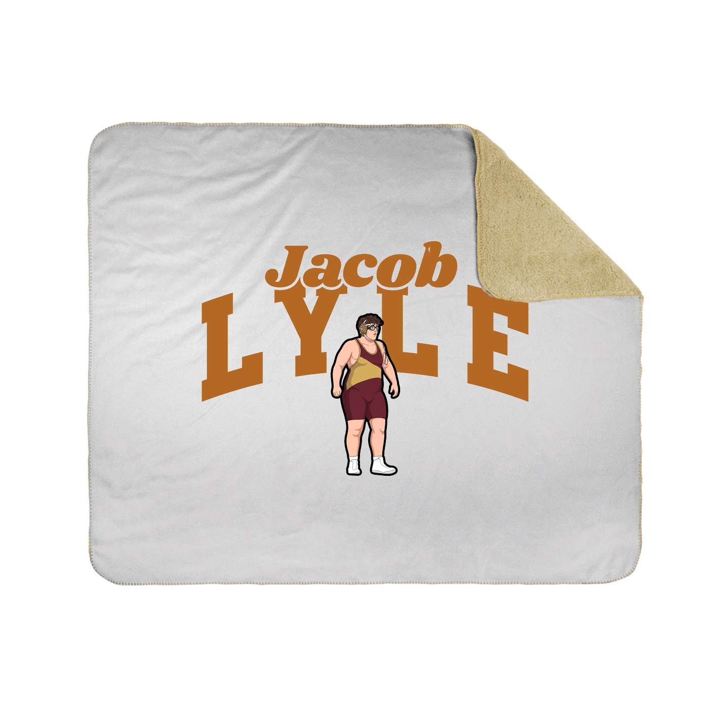 Throw Blanket — Signature Arch in White