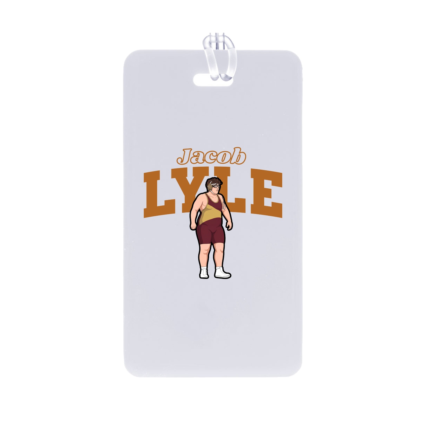 Bag Tag — Name Arch in Classic