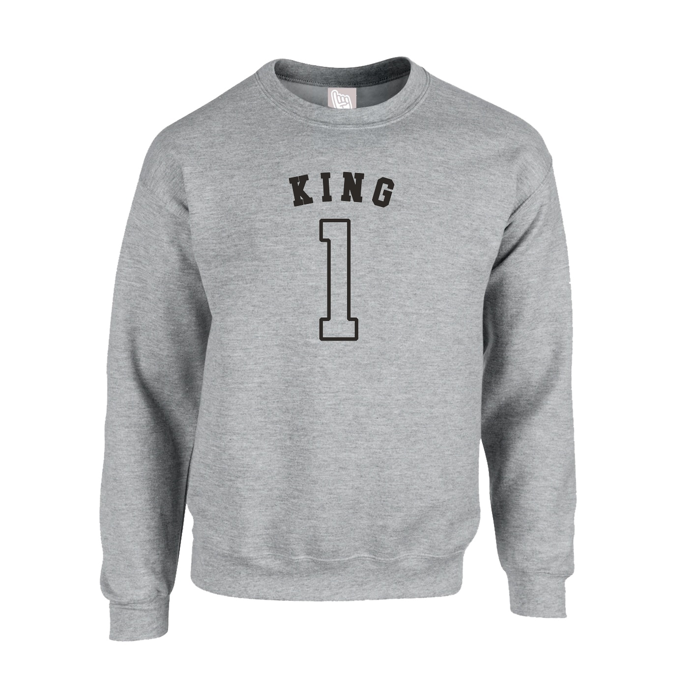 Fleece Crew — Shirsey Arch in Grey