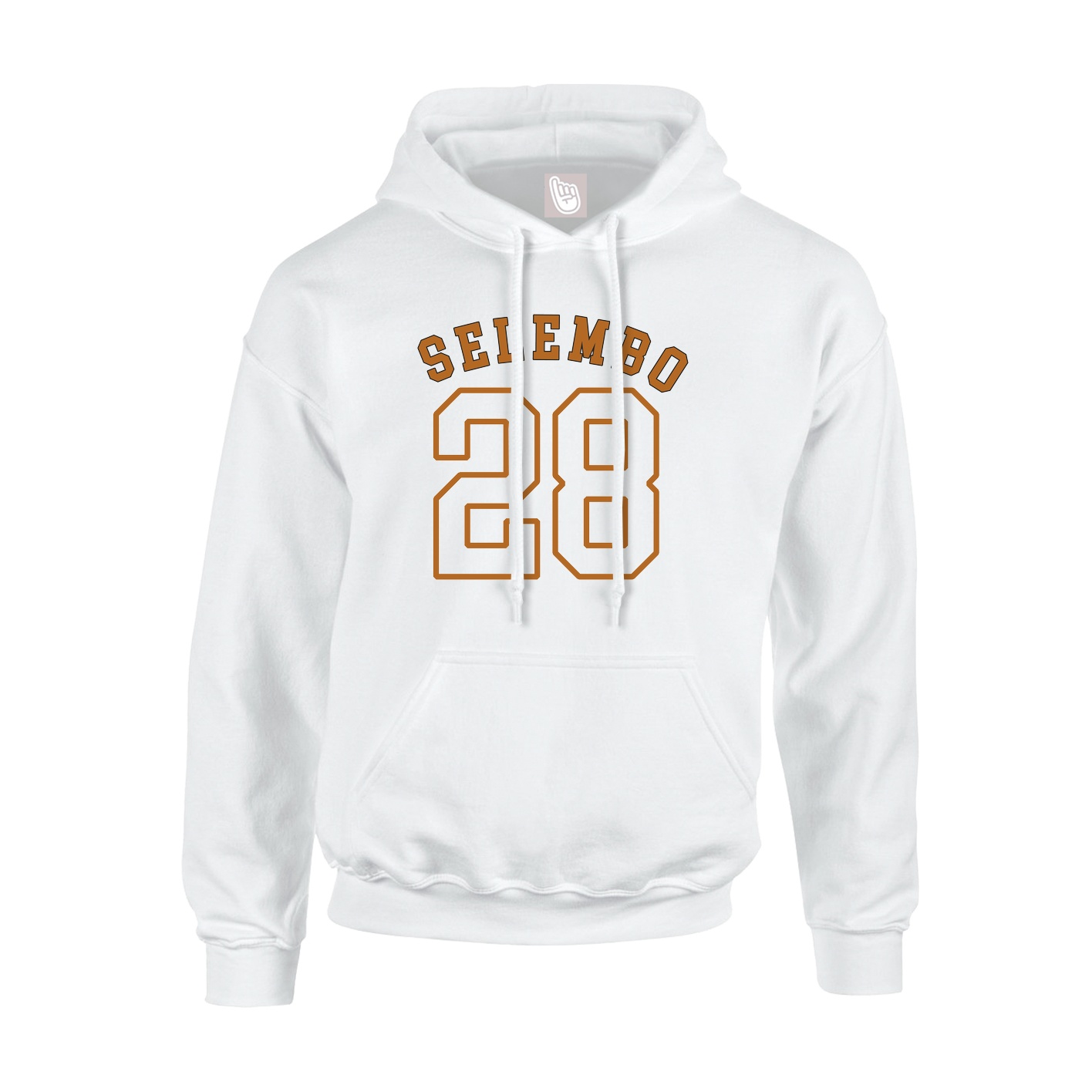 Youth Hoodie — Shirsey Arch in White