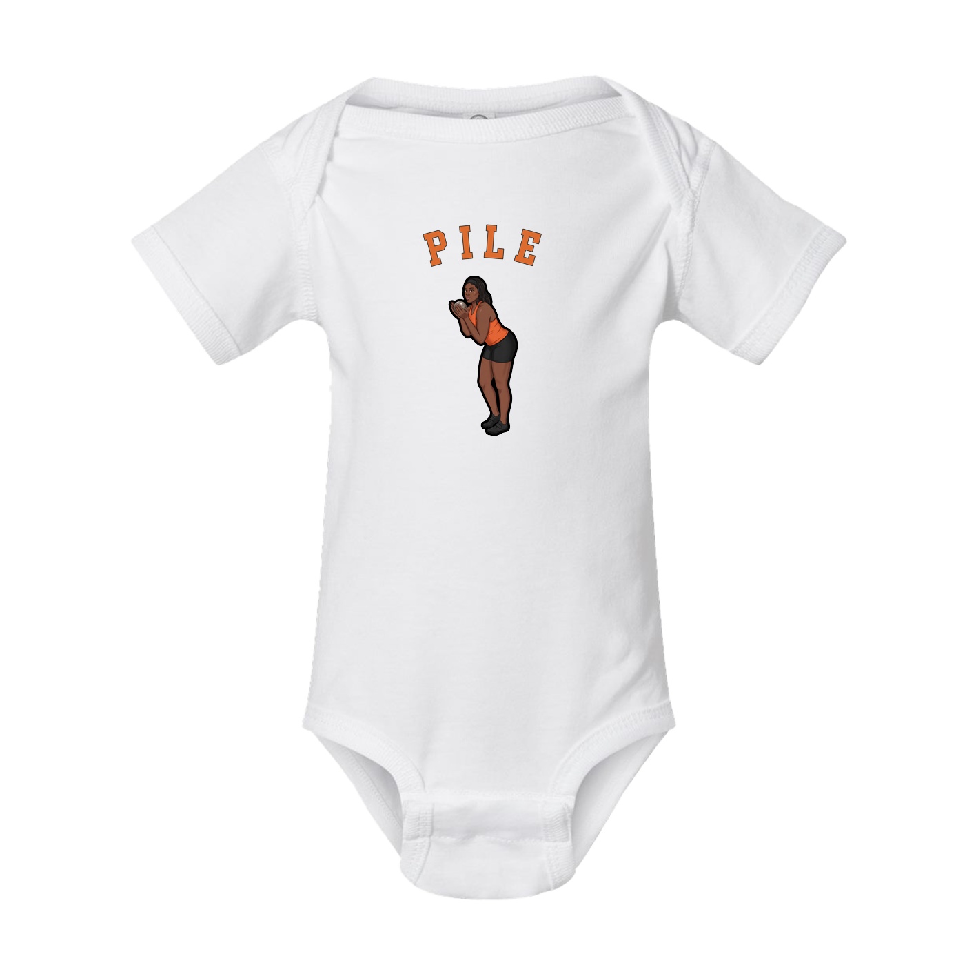 Baby Onesie — Shirsey Arch in White