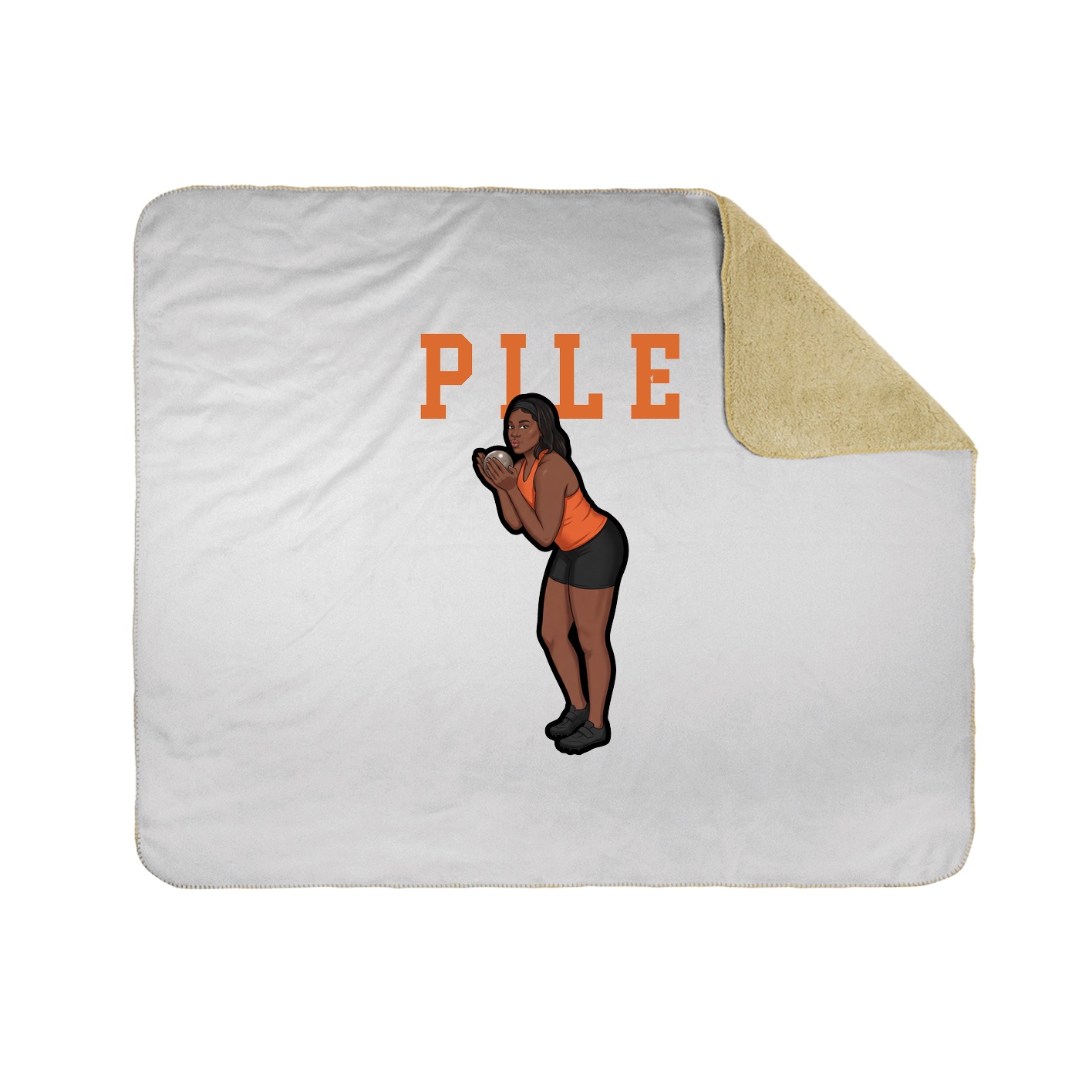 Throw Blanket — Shirsey in White