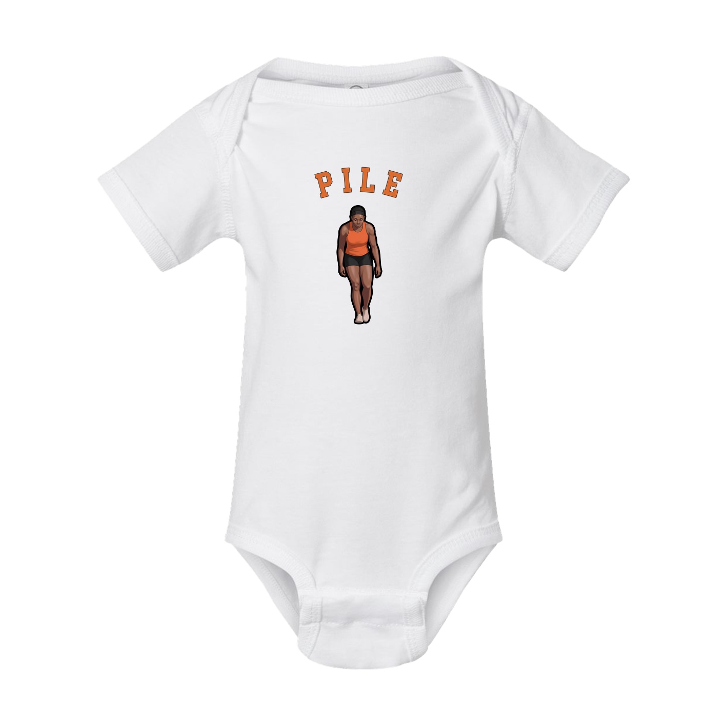 Baby Onesie — Shirsey Arch in White