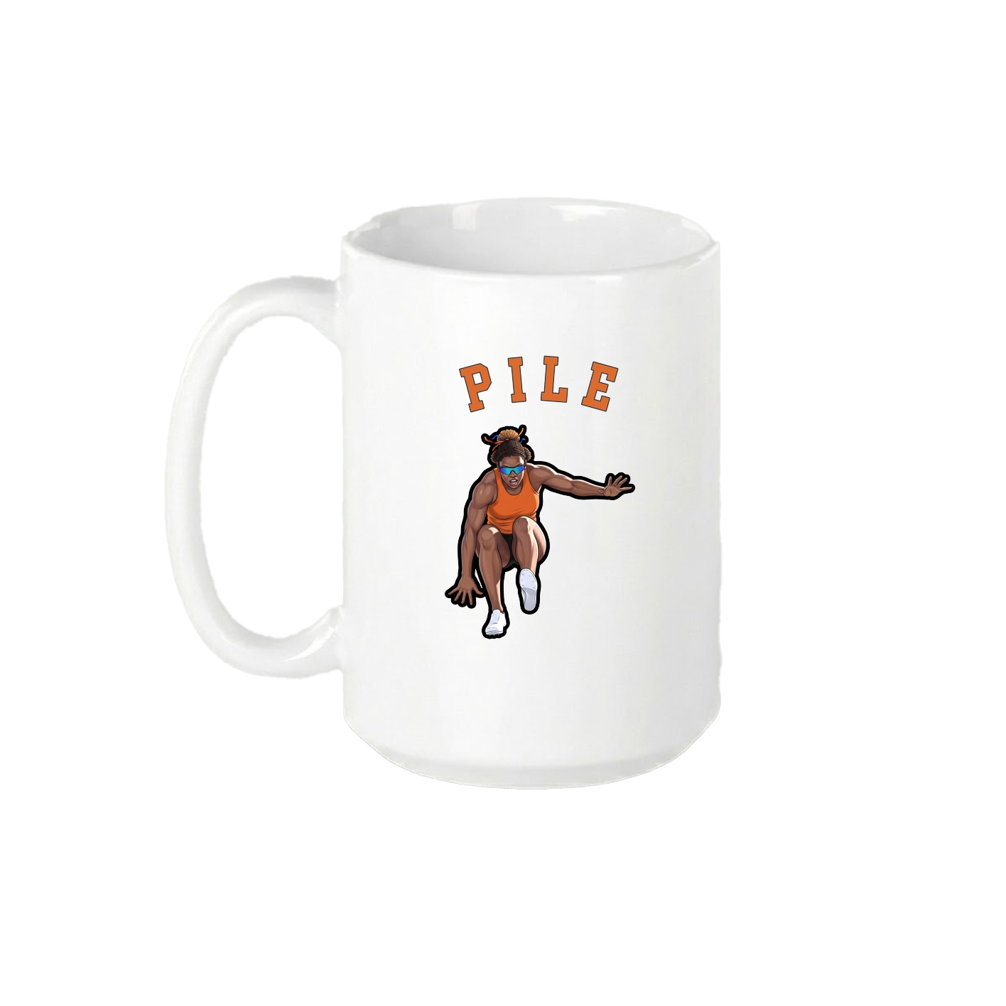 15oz Coffee Mug — Shirsey Arch in White