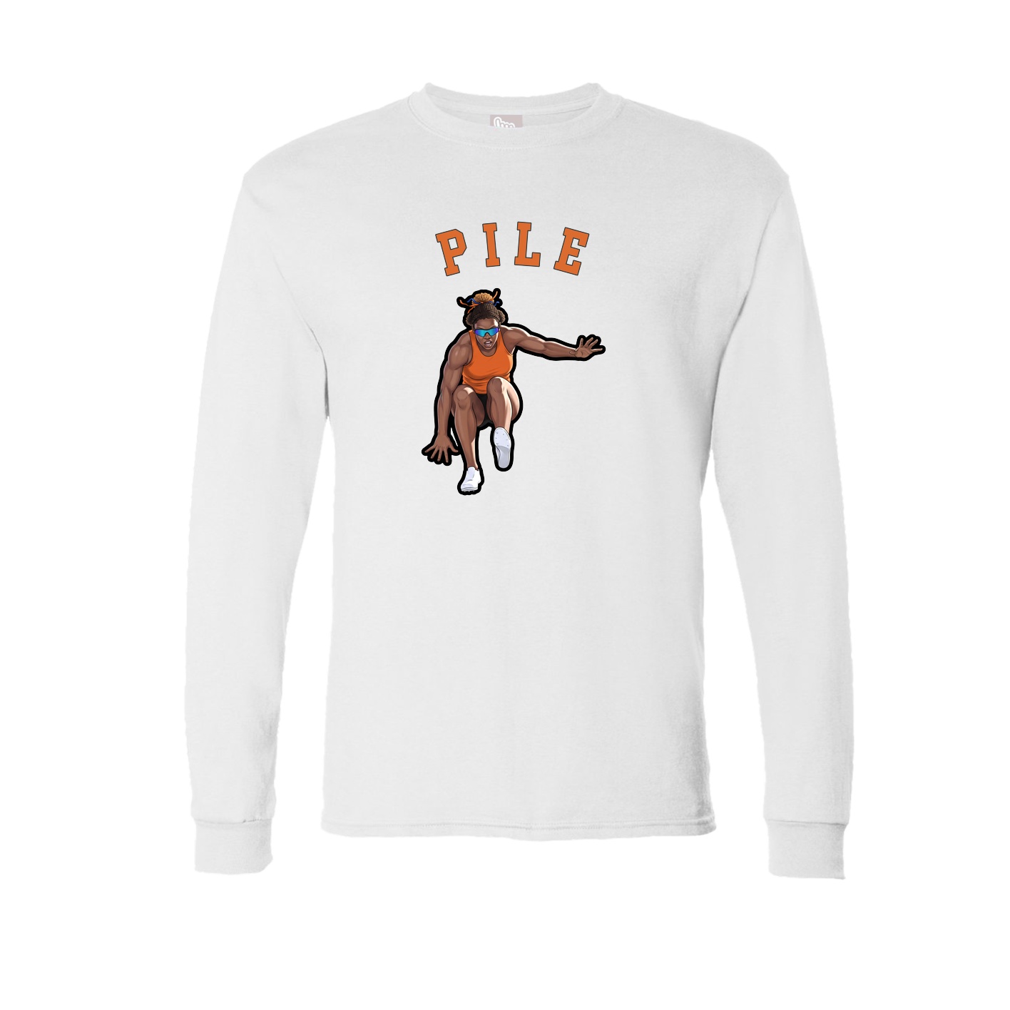 Long Sleeve Tee — Shirsey Arch in White
