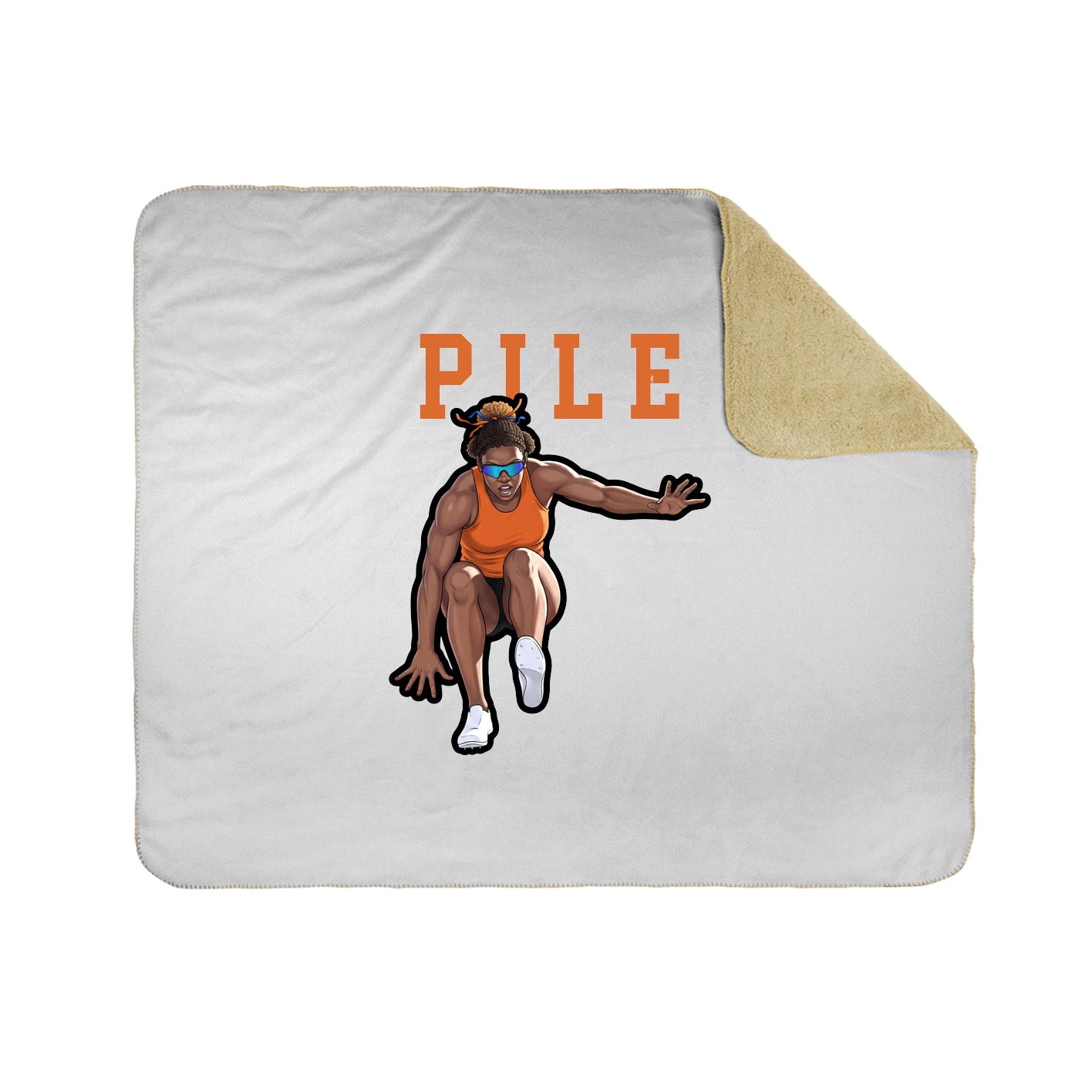 Throw Blanket — Shirsey in White