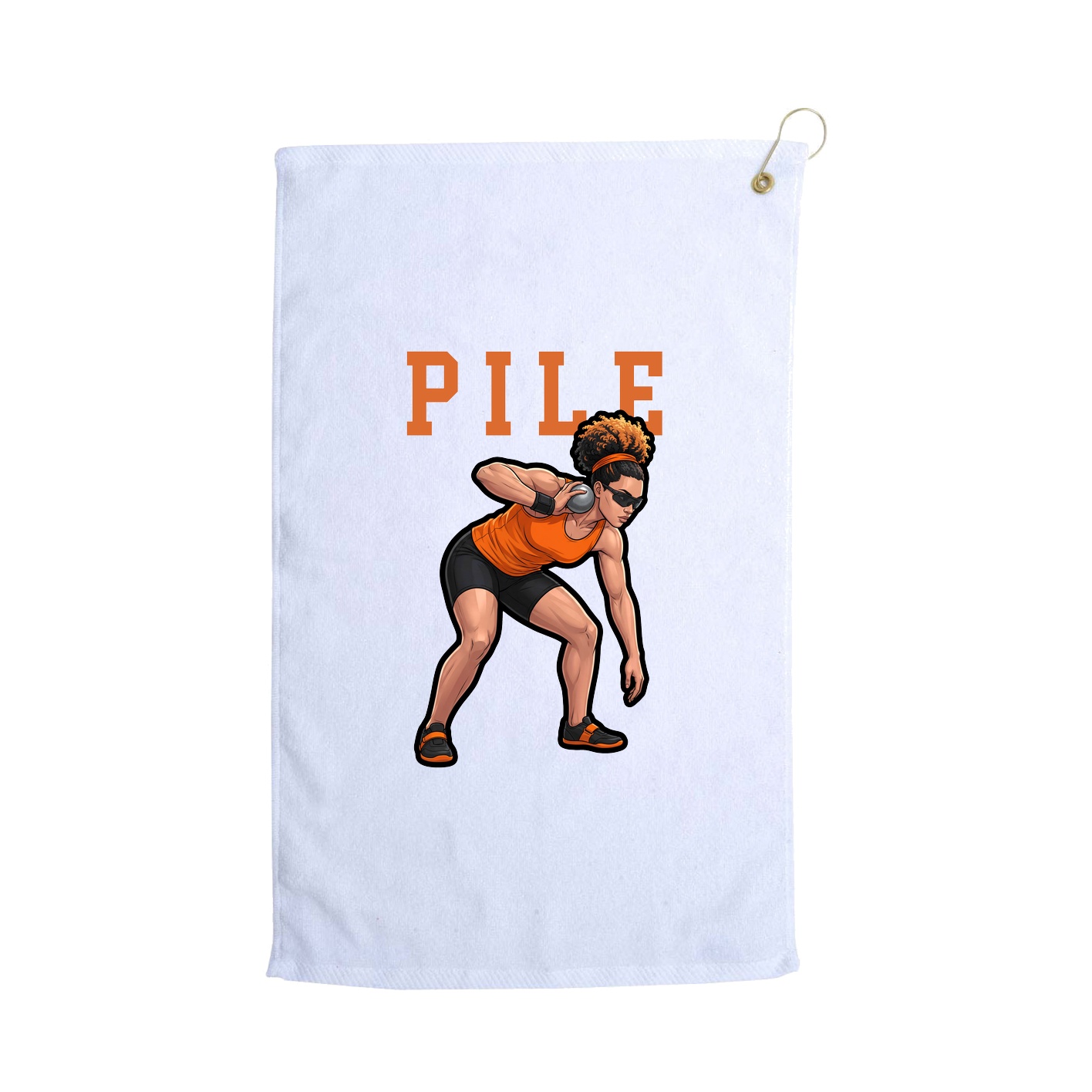 Golf Towel — Shirsey in White