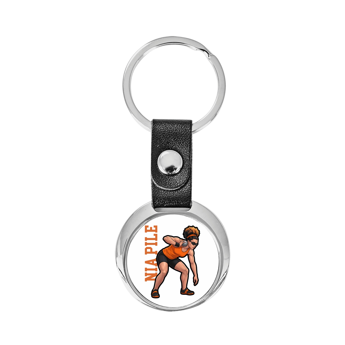Key Chain — Name Vertical in Classic