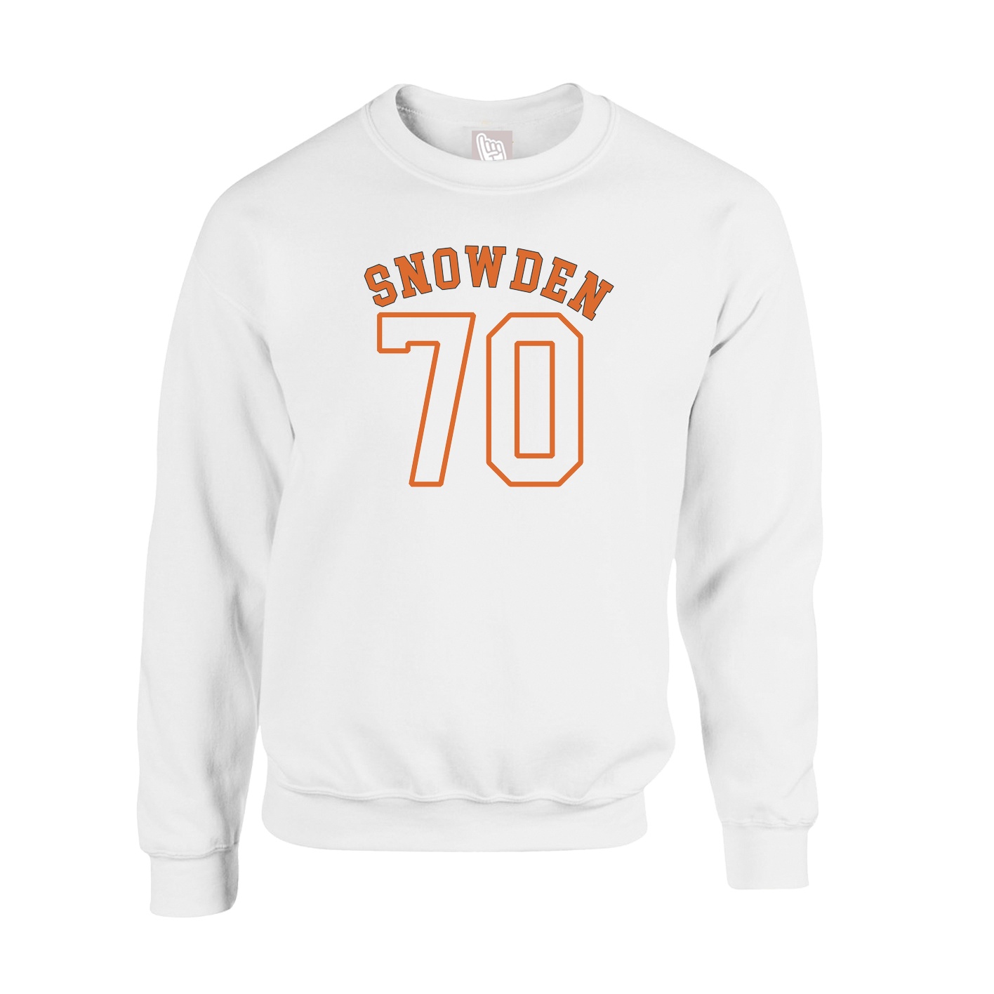 Fleece Crew — Shirsey Arch in White