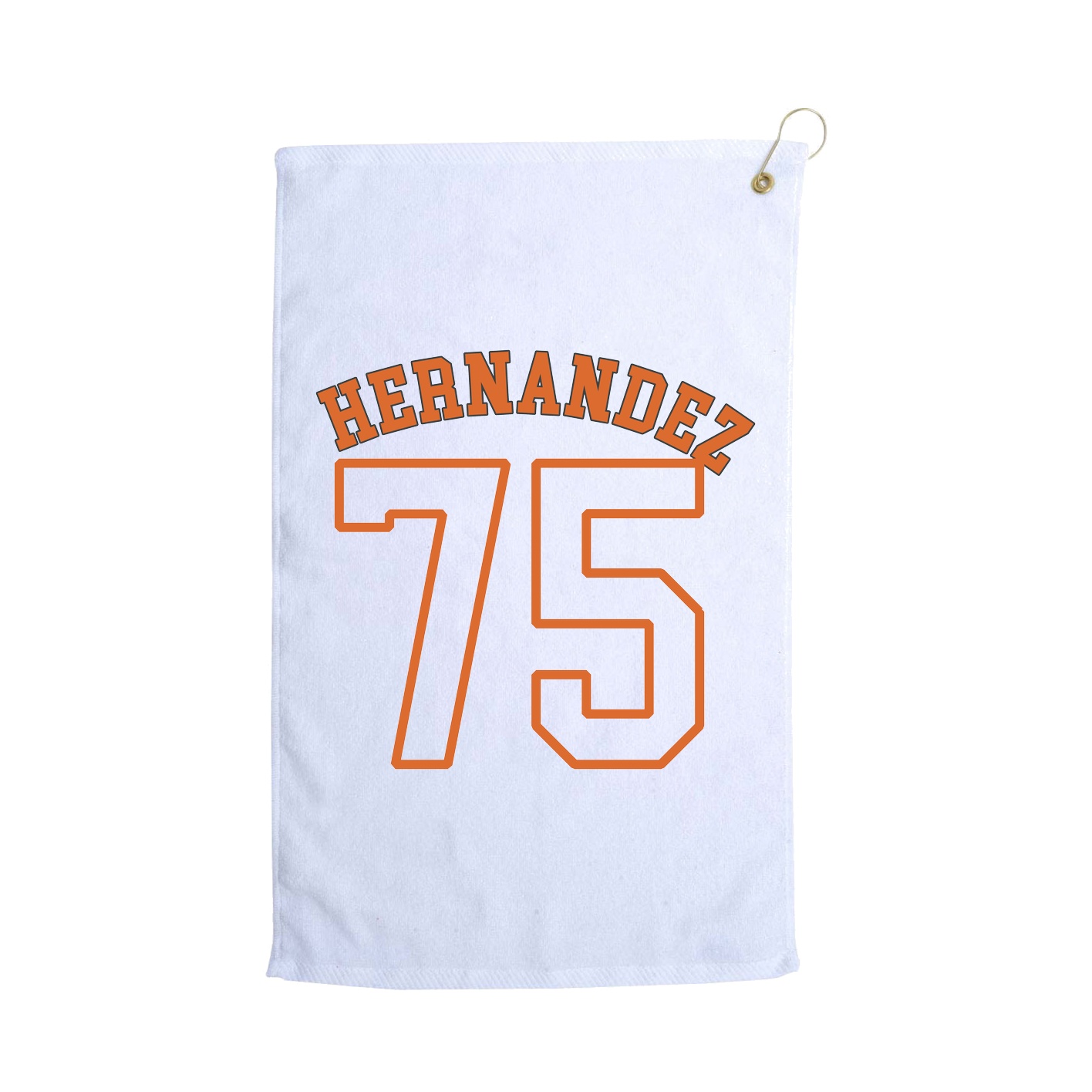 Golf Towel — Shirsey Arch in White