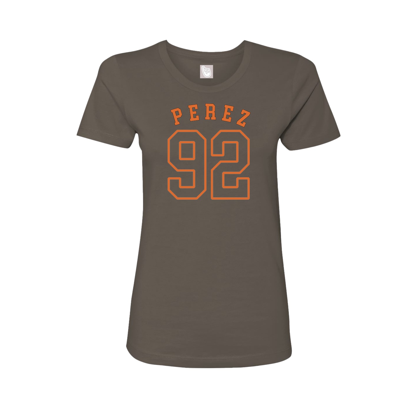 Fitted Women's Tee — Shirsey Arch in Grey